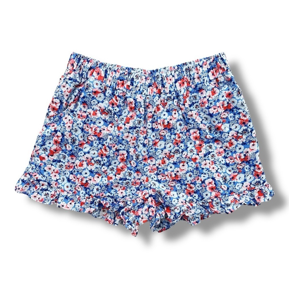 Janie & Jack | Floral Ruffle Hem Shorts (10 yrs)